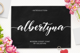 Albertyna: The Modern Script Font for Elegant Branding