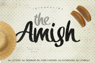 Amish: A Handwritten Font with Authentic Character