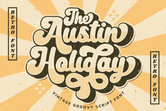 Austin Holiday: The Retro Script Font for Playful Designs