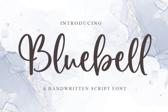 Bluebell: A Refined Script Font for Timeless Elegance