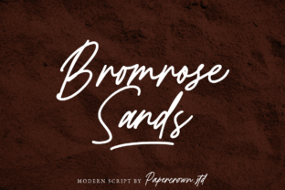 Bromrose Sands: The Flowing Script Font for Authentic Designs