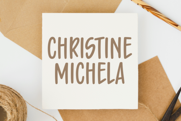 Christine Michela: A Handwritten Font with Heart