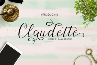 Claudette: A Modern Script Font for Distinctive Branding