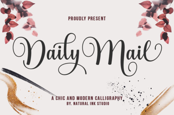 Daily Mail Script: Your Go-To Modern Calligraphy Font