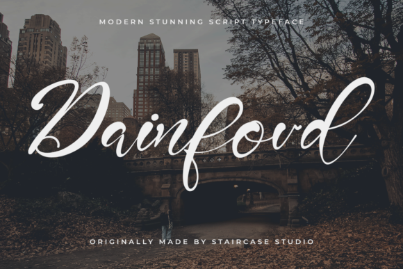 Dainford: A Script Font for Modern, Delicate Branding