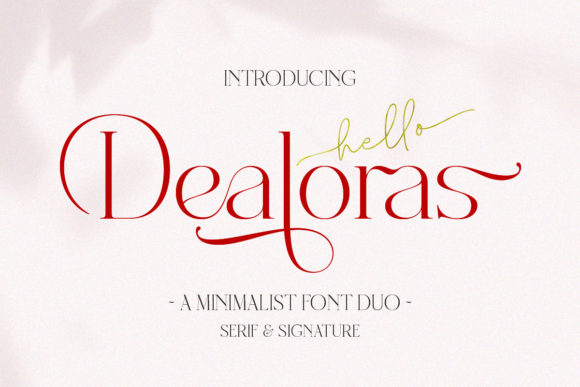 Dealoras Trio: A Stylish Font for Every Project