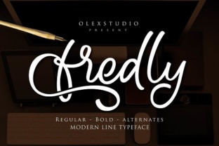 Fredly: The Fluid Script for Modern Branding