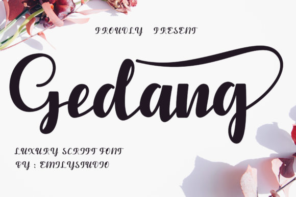 Gedang: A Bold Handwritten Font for Modern Designers