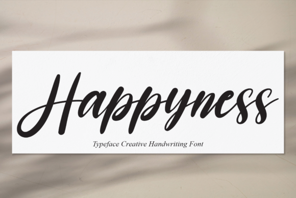 Happyness Font: Elegance for Modern Creative Projects