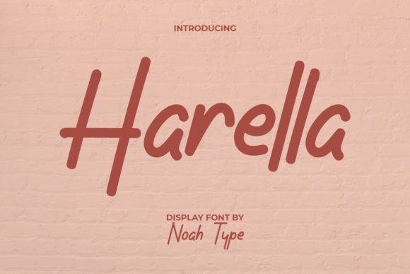 Harella: The Handwritten Font That Brings Warmth to Modern Design