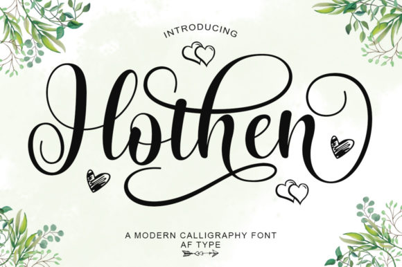 Hothen: A Modern Script Font for Timeless Branding