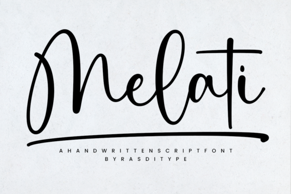 Melati: The Elegant Script for a Refreshing Brand Look