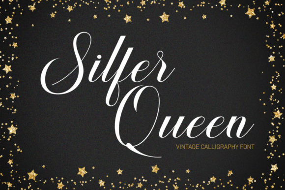 Silfer Queen: A Vintage Calligraphy Script for Elegant Design